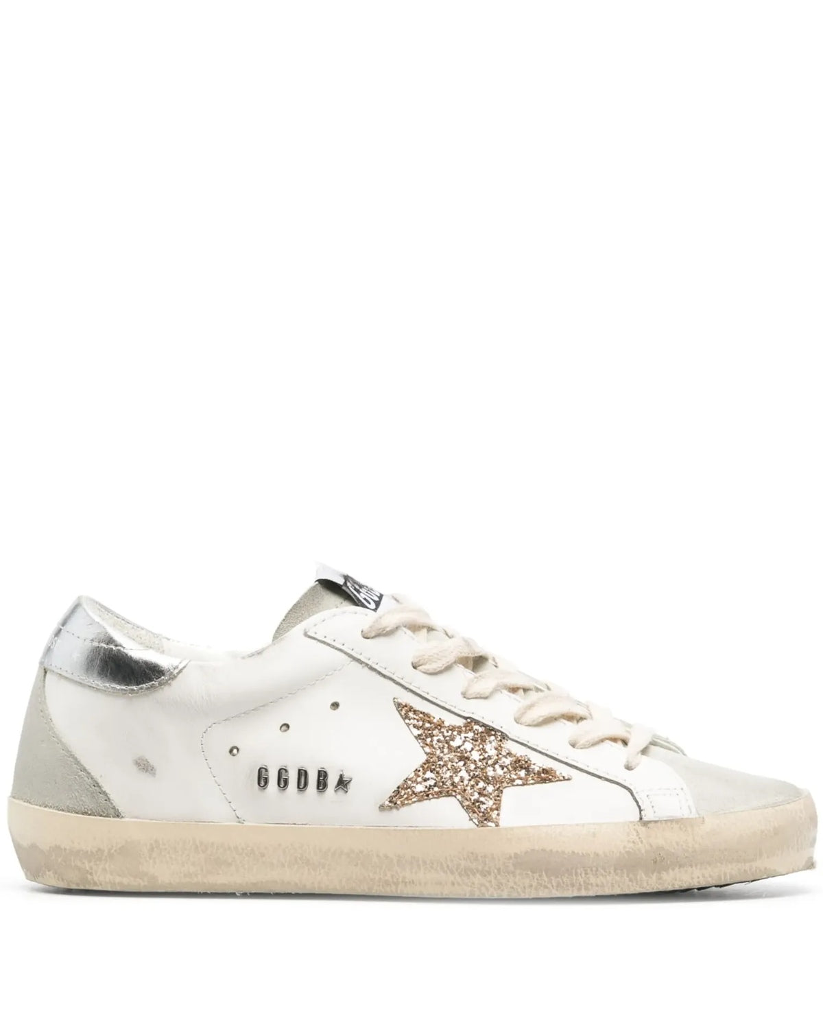 Golden Goose Super-Star Gold Glitter