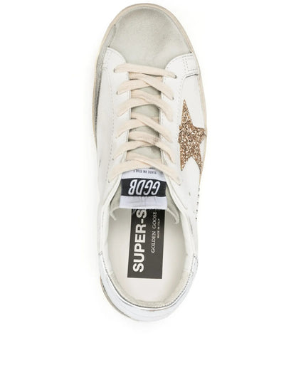 Golden Goose Super-Star Gold Glitter